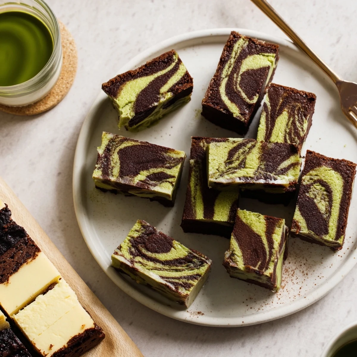 Indulge in Global Dessert Mash-Ups featuring rich matcha-miso brownies and more. 