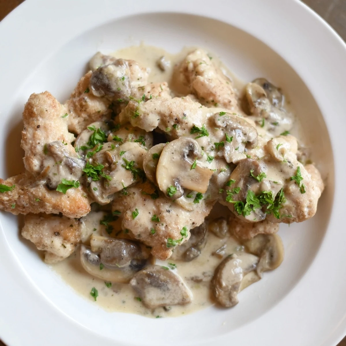 Creamy Chicken Stroganoff Delight