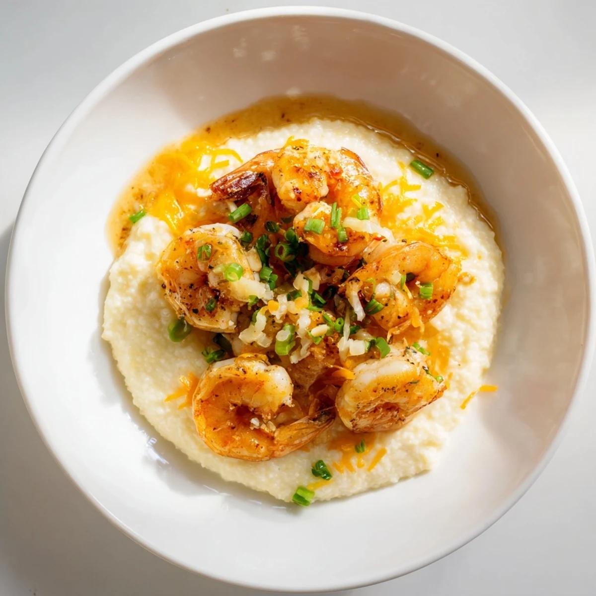 Shrimp Grits Garlic Butter