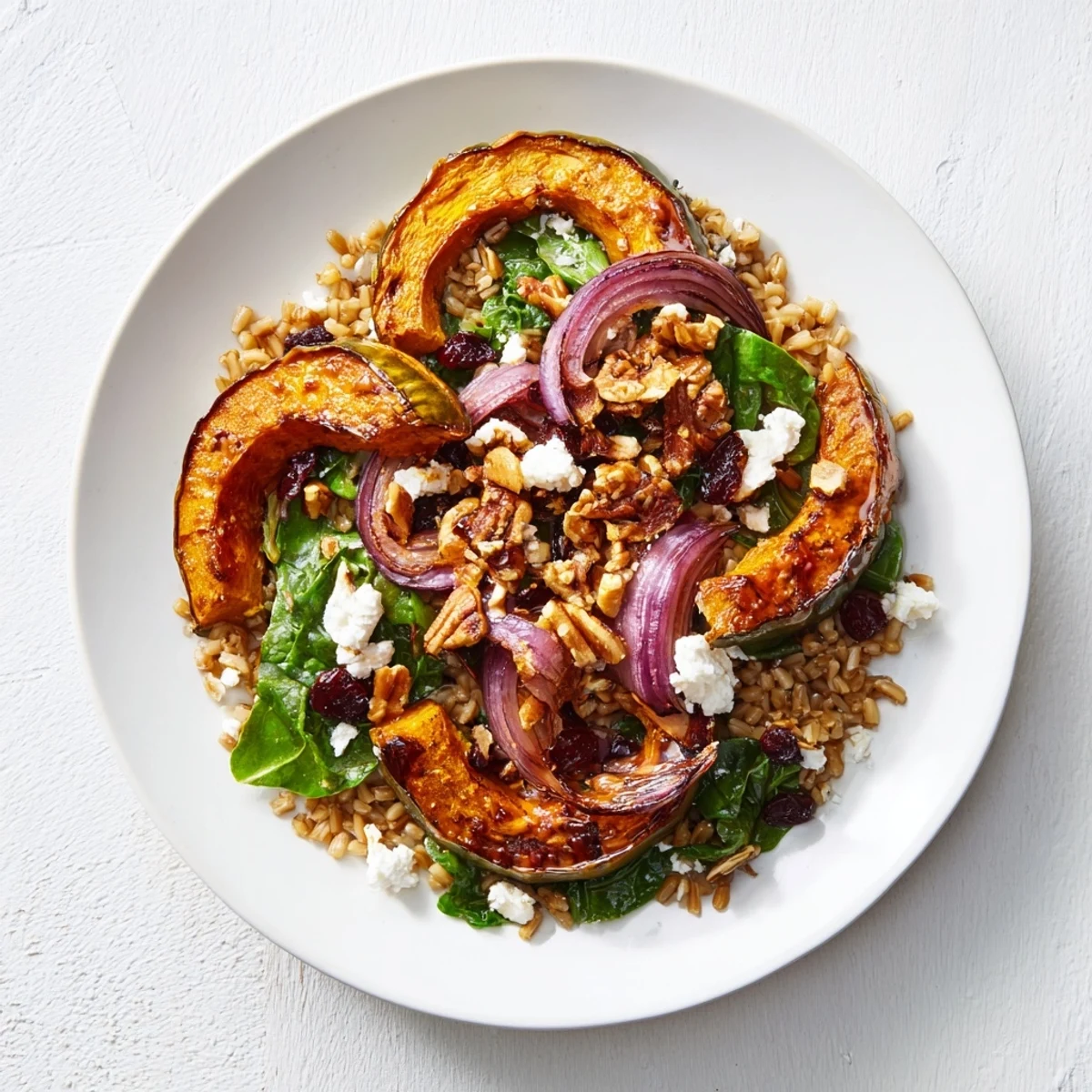 Farro Mustard Green Salad