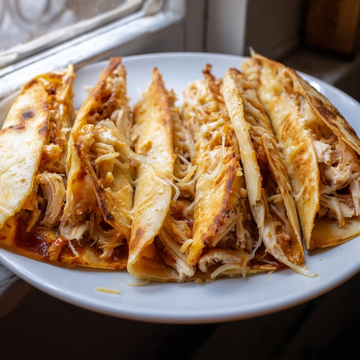 Golden-brown Leftover Pizza Grilled Cheese with melty cheese and crispy pizza crust.
