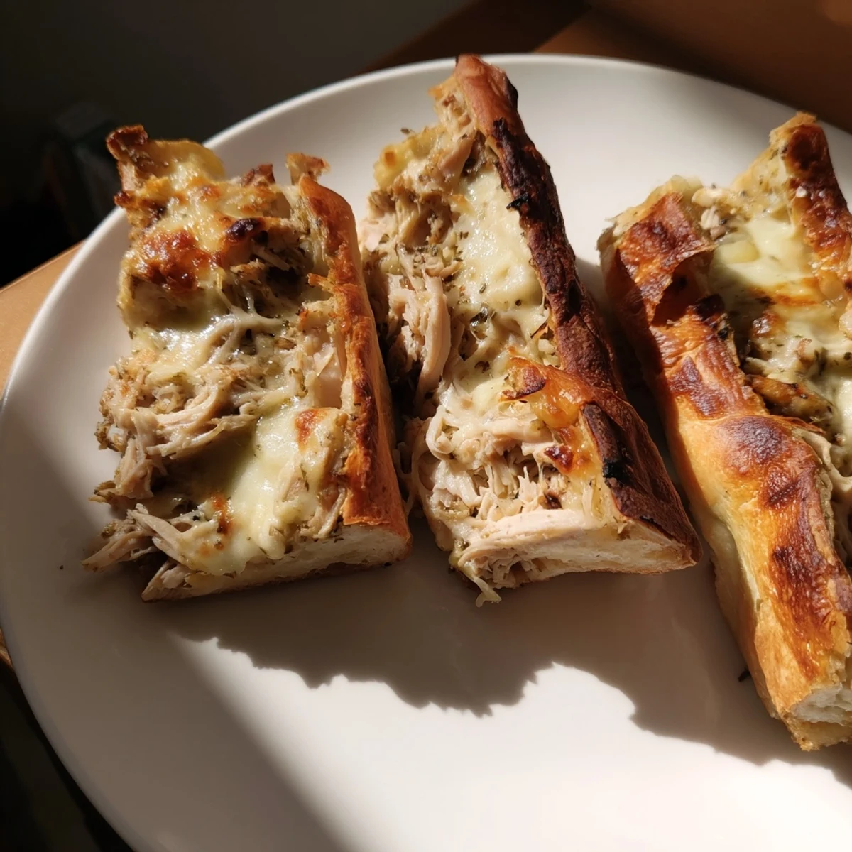 Mouthwatering image: a close-up of a perfectly toasted Leftover Pizza Grilled Cheese sandwich.