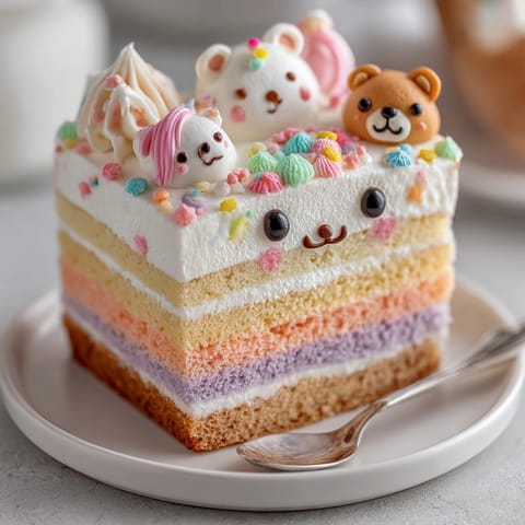 Whimsical faces decorate these mini cakes, part of our collection of funny bento cake designs.