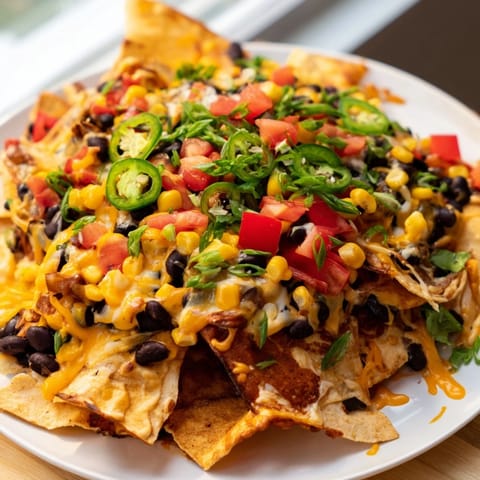 Sheet-Pan Nachos with Beans