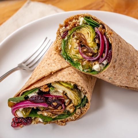 Roasted Brussels Sprouts Wrap