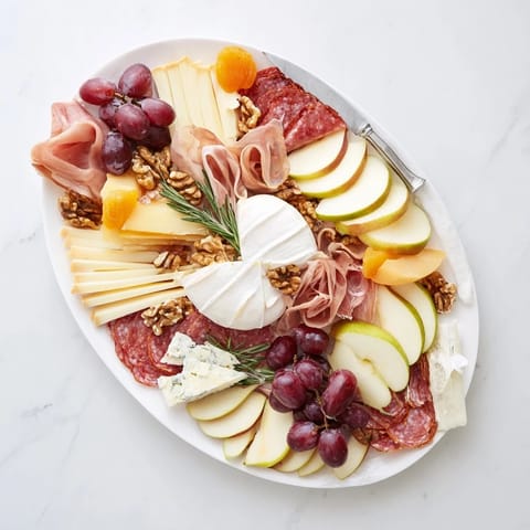 Festive rugby ball cheese board, showcasing diverse cheeses, charcuterie, and fresh fruit delights.