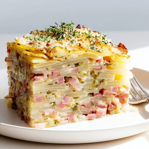 Cozy Cheese Ham Potatoes