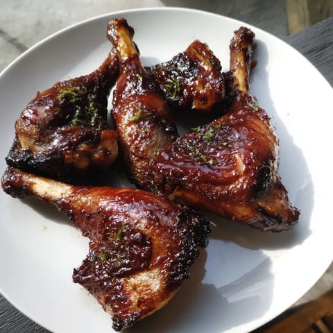 Jam Coffee Glazed Chicken