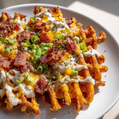 Loaded Sweet Potato Fries