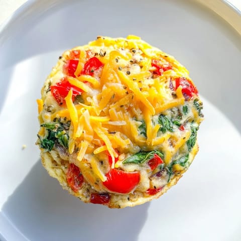 Veggie Egg Muffins Protein Bites