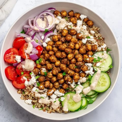 Mediterranean Chickpea Vibrant Bowl