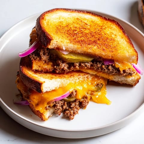 Smashed Burger Grilled Cheese
