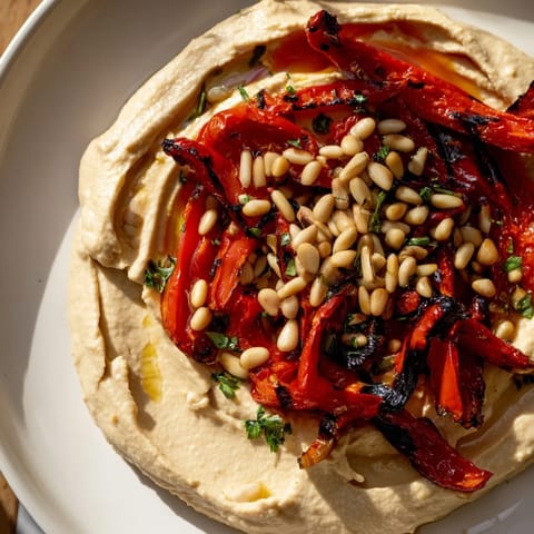 Hummus Roasted Veggies