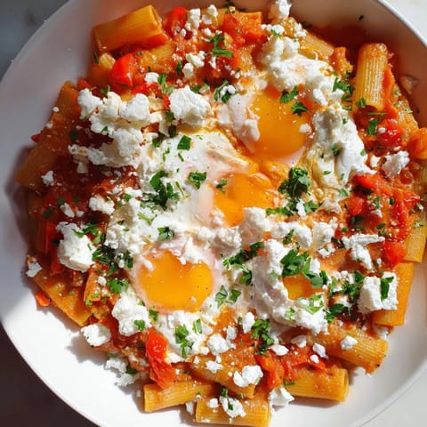 Shakshuka Baked Pasta