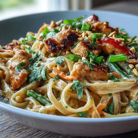 Creamy Thai-Inspired Peanut Noodles