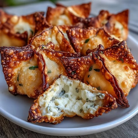 Crispy air-fried wontons filled with creamy cheese and spring onion, served with sweet chili dipping sauce.