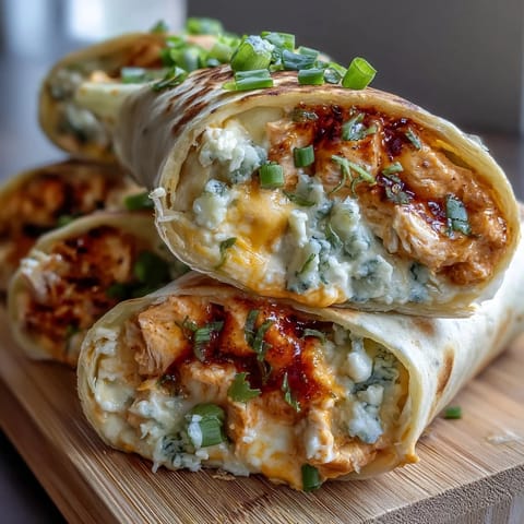 Buffalo Chicken Cream Cheese Pinwheels