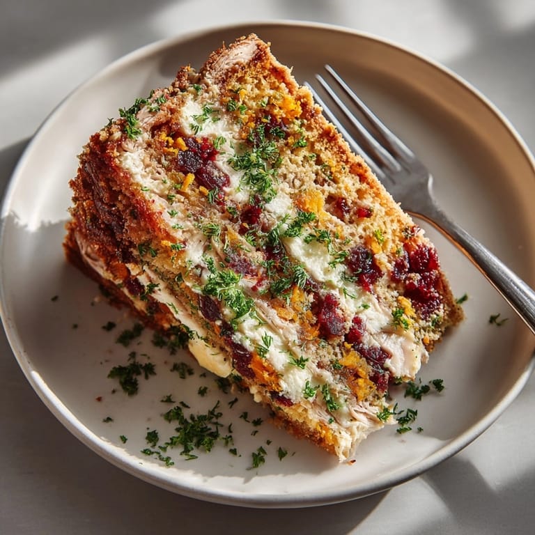 Imagine the delicious, Thanksgiving-inspired Chaos Cake Turkey Disaster featuring spiced layers and a sweet potato crust.