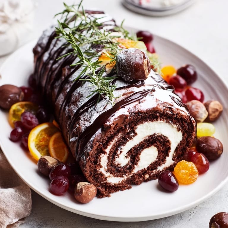 Imagine a close-up of the Winter Warmer: Fireplace Log Dessert Board, perfect for sharing and cozy evenings.