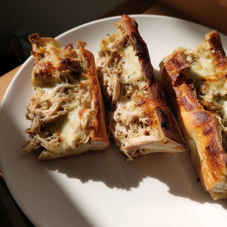 Mouthwatering image: a close-up of a perfectly toasted Leftover Pizza Grilled Cheese sandwich.