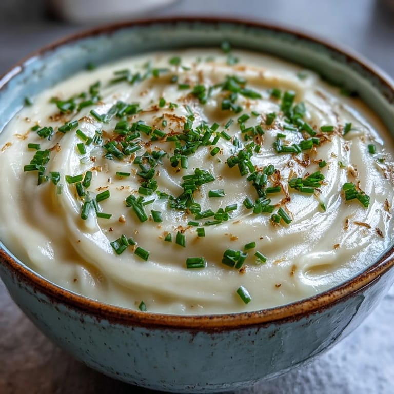 A refined bowl of Creamy Celery Root Bisque, warming and velvety for dinner.