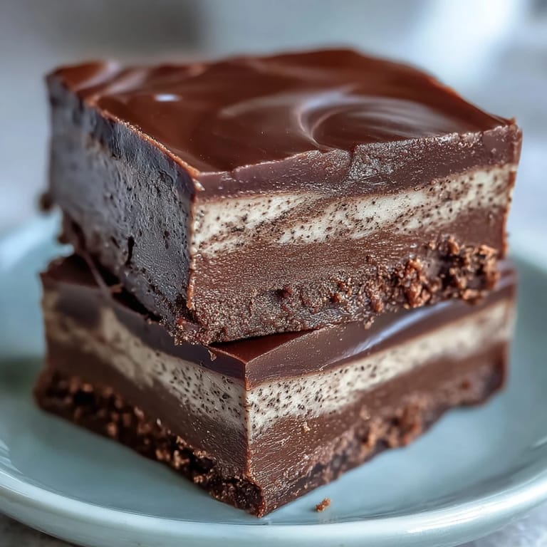 A close-up view of creamy, melt-in-your-mouth Hojicha Fudge highlights the glossy finish and rich, nutty aroma of roasted green tea.