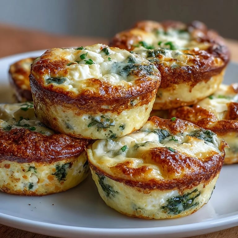 Creamy egg and cottage cheese mixture studded with fresh veggies and herbs, baked into easy grab-and-go egg bites for meal prep.